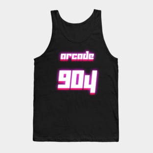 Arcade 904 Logo - Retro Pink Tank Top